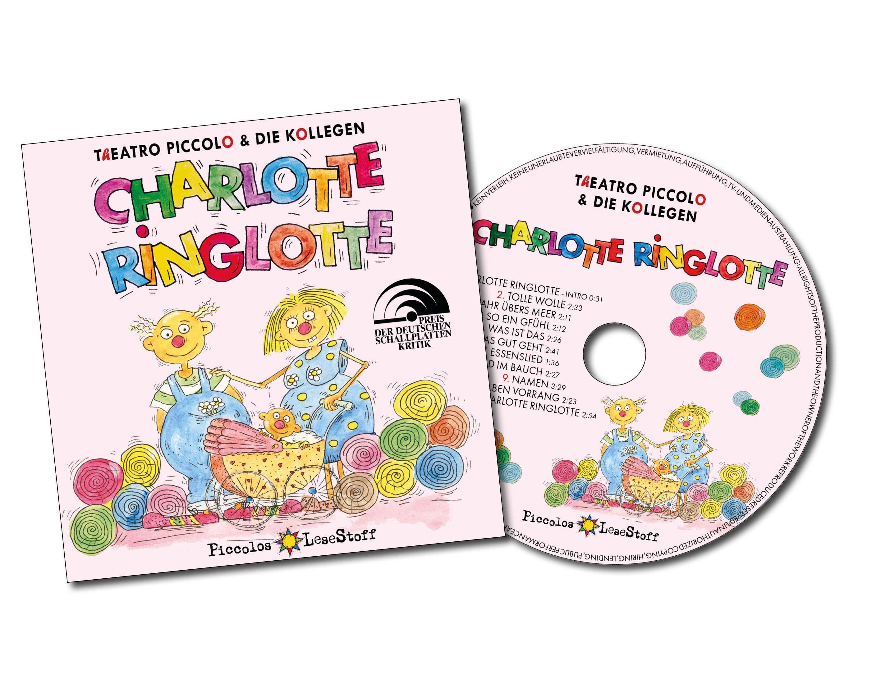 CHARLOTTE RINGLOTTE – Hörspiel-CD mit vielen Liedern für Kids & Eltern